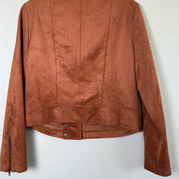 BCBGMaxAzria Rust soft suede, feel Jacket - Picture 5 of 6